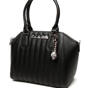 Lux De Ville Lady Vamp Tote in Matte Black